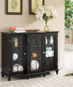 Pilaster Designs Boyce Wood Buffet, Black -Palace-shop 2d4116f50a3411cb 6679 w800 h800 b0 p0