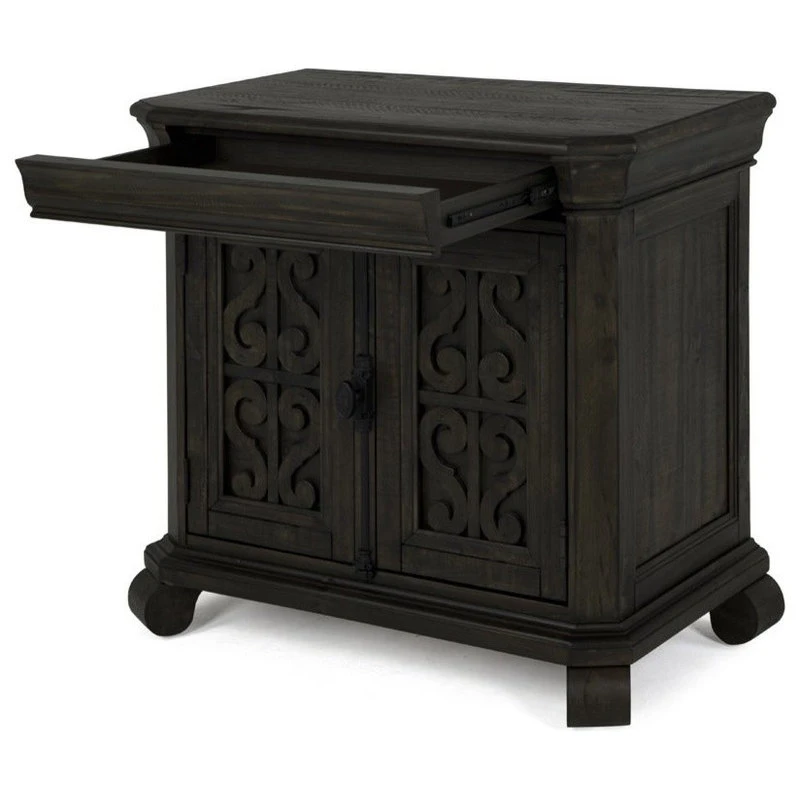 Magnussen Home Furnishings Magnussen Bellamy Traditional Peppercorn Bachelor Door Chest 3 Magnussen Home Furnishings Magnussen Bellamy Traditional Peppercorn Bachelor Door Chest - Image 3