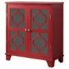 Pilaster Designs Caelan Wood Buffet, Red