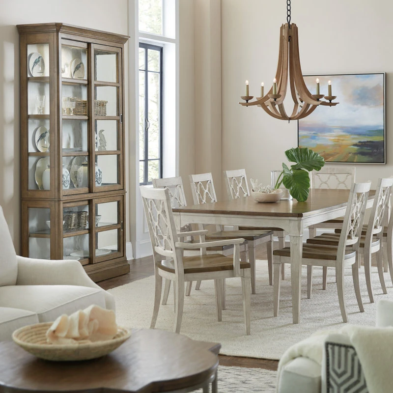 Hooker Furniture Montebello Sliding Door Display Cabinet, Carob Brown 5 Hooker Furniture Montebello Sliding Door Display Cabinet, Carob Brown - Image 5