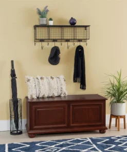 Linon Home Decor Products Linon Chadwick Wood Cedar Chest In Cherry 7 Linon Home Decor Products Linon Chadwick Wood Cedar Chest In Cherry -Palace-shop 32717eb80350d43d 1965 w800 h800 b0 p0