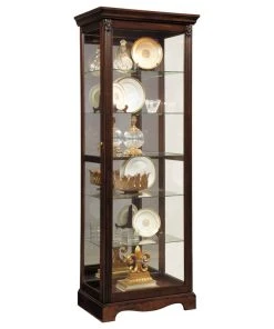 Pulaski Furniture Pulaski Warm Cherry Mirrored Back Curio 21457