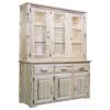 Montana Woodworks Montana Collection China Hutch, Clear Lacquer Finish