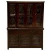 Sierra Living Concepts Inc Harold Traditional Rustic Solid Wood Iron Grill Dining Room Hutch