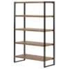 South Shore Furniture South Shore Gimetri 4 Shelf Bookcase In Rustic Bamboo