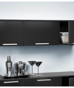 Prepac Furniture Coal Harbor Wall Mounted Hutch - Black -Palace-shop 3601512b086dbb2e 6390 w800 h800 b0 p0
