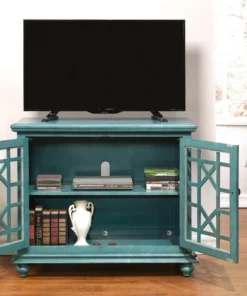 Martin Svensson Home Small Spaces TV Stand, Antique Teal 9 Martin Svensson Home Small Spaces TV Stand, Antique Teal -Palace-shop 36d1cf6d0b58ac2e 3859 w800 h800 b0 p0