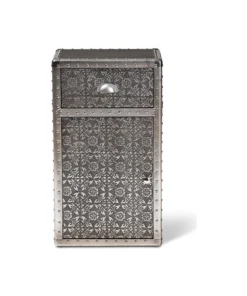 Wholesale Interiors Baxton Studio Cosette Vintage Industrial Silver Metal Floral Accent Cabinet -Palace-shop 3871ce040d8b7bbc 8928 w800 h800 b1 p0