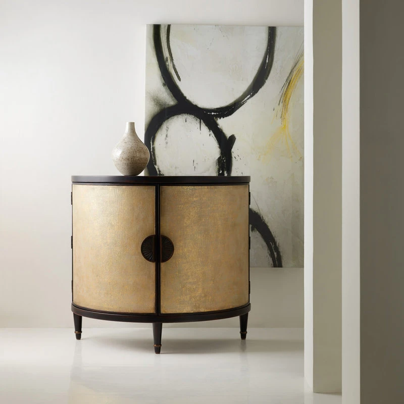 Hooker Furniture Melange Em Demilune Accent Chest 4 Hooker Furniture Melange Em Demilune Accent Chest - Image 4