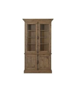 Magnussen Home Furnishings Magnussen Willoughby China Cabinet In Weathered Barley