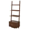 Convenience Concepts American Heritage Bookshelf Ladder In Espresso Wood Finish