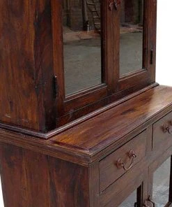 Sierra Living Concepts Inc Pennsylvania Shaker Rustic Solid Wood Glass Door Dining Room Hutch -Palace-shop 3c61429d0c62fd27 9380 w800 h800 b0 p0