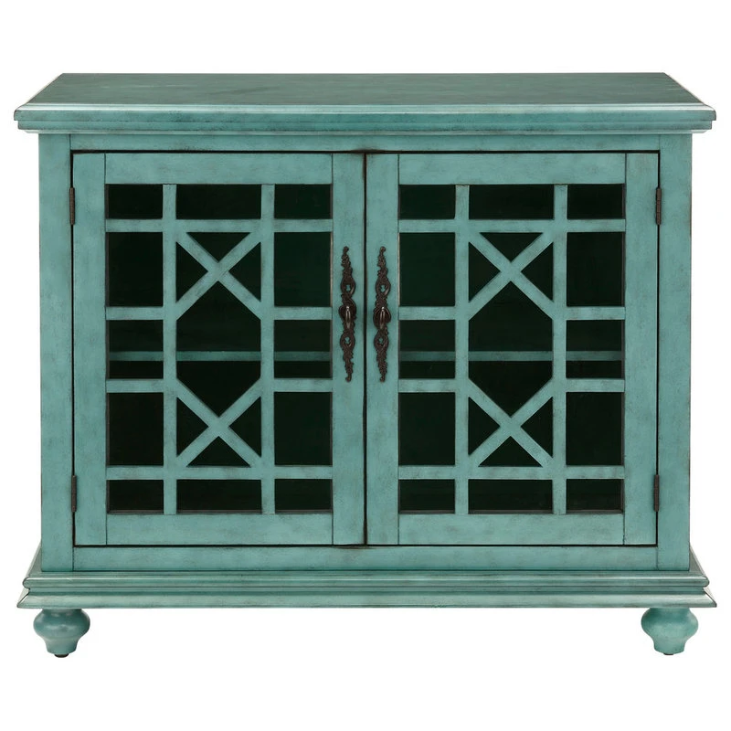 Martin Svensson Home Small Spaces TV Stand, Antique Teal 1 Martin Svensson Home Small Spaces TV Stand, Antique Teal