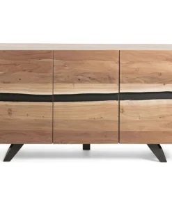 Acacia Wood 3-Door Sideboard | La Forma Uxia