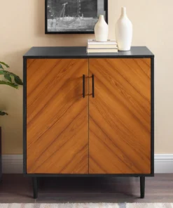 Walker Edison 28" Modern Bookmatch Accent Cabinet, Solid Black 9 Walker Edison 28" Modern Bookmatch Accent Cabinet, Solid Black -Palace-shop 3d41ac270d88ea4c 9499 w800 h800 b0 p0