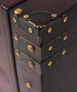 Vida XL International B.V. VidaXL Vintage Treasure Chest Wood Storage Trunk Organizer Box Side Stand -Palace-shop 3d41c04f0bfeee79 1764 w800 h800 b0 p0
