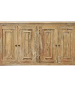 Moti Bayside Jensen 4-Door Solid Wood Sideboard, Distressed Natural Finish -Palace-shop 3dc198e3037bec26 6104 w800 h800 b1 p0