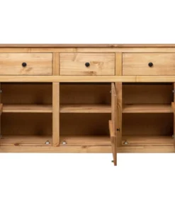 Vida XL International B.V. VidaXL Solid Wood Pine Sideboard Panama Range Storage Cabinet Chest Furniture -Palace-shop 3dd1a0a3009b70c8 5060 w800 h800 b1 p0