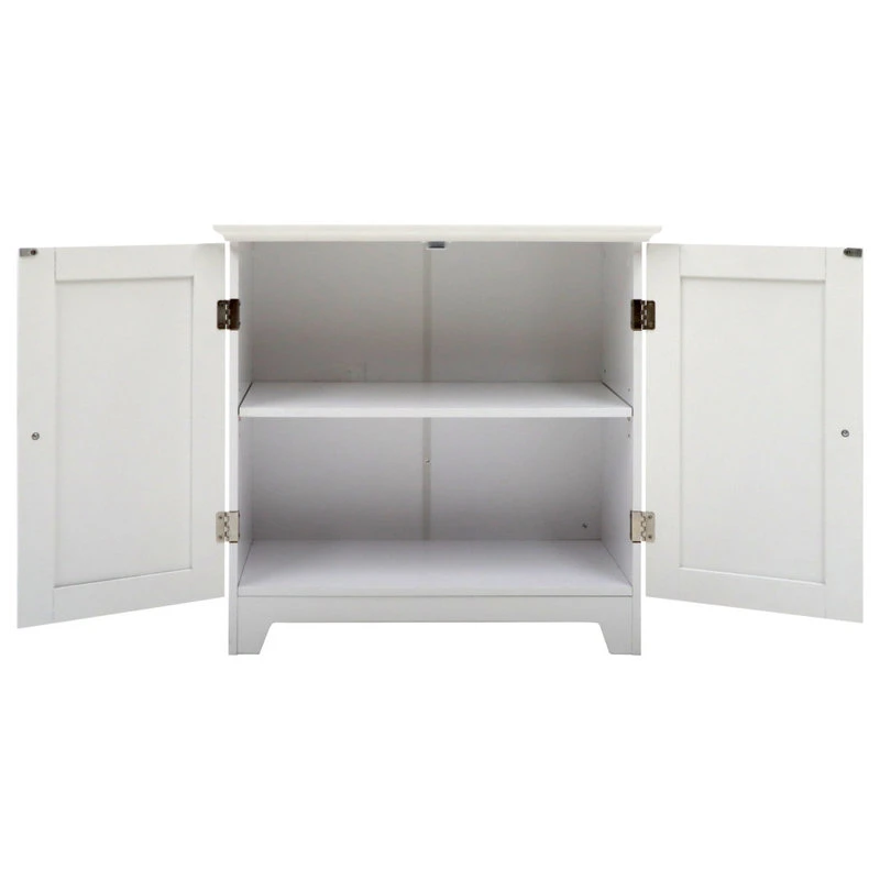 W. C. Redmon Co Shaker Style Double Door Cabinet, White 2 W. C. Redmon Co Shaker Style Double Door Cabinet, White - Image 2