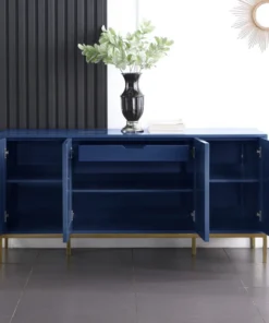 Best Master Furniture Sujay 66" Lacquer With Gold Accents Sideboard, Blue 5 Best Master Furniture Sujay 66" Lacquer With Gold Accents Sideboard, Blue -Palace-shop 40413e320000d574 6431 w800 h800 b0 p0