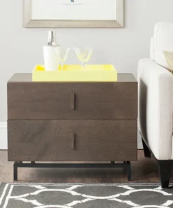 Safavieh Herschel Cabinet, Dark Brown & Black 6 Safavieh Herschel Cabinet, Dark Brown & Black -Palace-shop 429130d30b43d339 0604 w800 h800 b0 p0