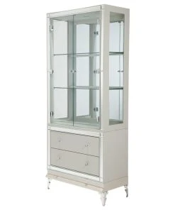 Michael Amini Aico Hollywood Loft Curio, Frost 9001605-104