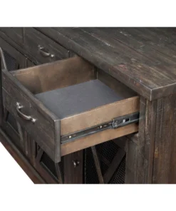 Alpine Furniture, Inc Alpine Furniture Newberry Wood Dining Sideboard In Salvaged Gray -Palace-shop 42f1f0740e4c7eb5 3487 w800 h800 b1 p0