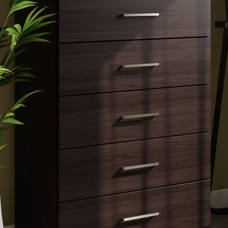 Palace Imports 100% Solid Wood Metro 5-Drawer Chest, Java 2 Palace Imports 100% Solid Wood Metro 5-Drawer Chest, Java - Image 2