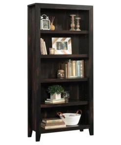 Sauder Dakota Pass Engineered Wood 5-Shelf Bookcase In Char Pine -Palace-shop 4a0126380db0f9a2 4336 w800 h800 b1 p0