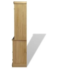 Vida XL International B.V. VidaXL Buffet & Hutch Mexican Pine Corona Range Display Cabinet Unit Bookcase -Palace-shop 4b11d18c0be92721 4914 w800 h800 b1 p0