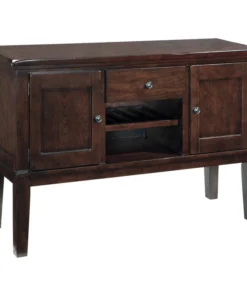Ashley Furniture Industries Haddigan Dining Room Server, Casual Style, Dark Brown