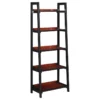 Linon Home Decor Products Linon Camden Wood Five Shelf Bookcase In Black
