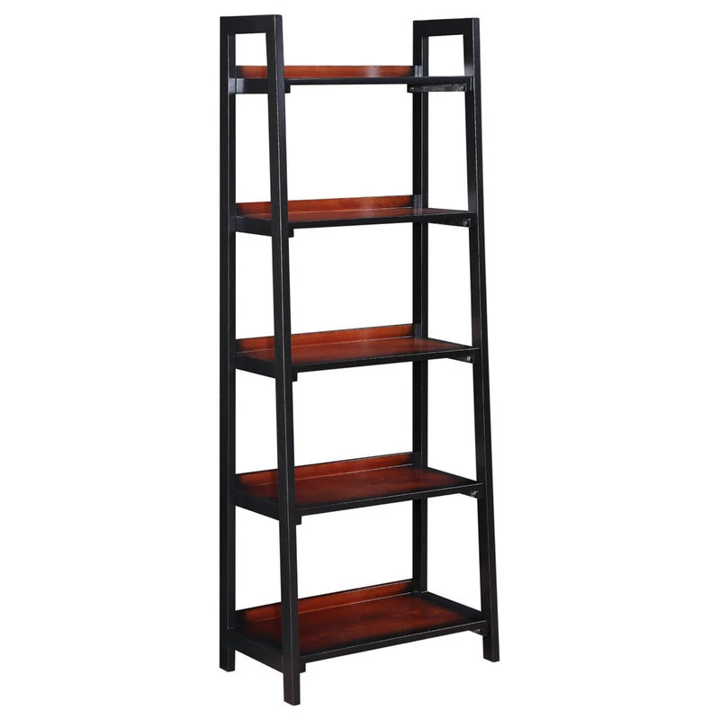 Linon Home Decor Products Linon Camden Wood Five Shelf Bookcase In Black 1 Linon Home Decor Products Linon Camden Wood Five Shelf Bookcase In Black