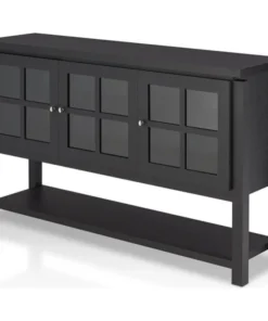 Furniture Of America E-Commerce By Enitial Lab Furniture Of America Tellun Contemporary Wood Multi-Storage Buffet In Black