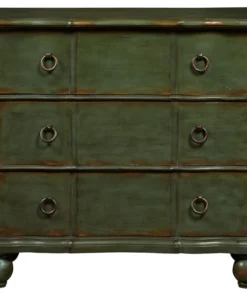 Home Meridian Accentrics Home Teal Green Distressed 3 Drawer Chest DS-P017068A