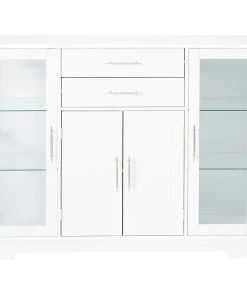 Pilaster Designs Elias Kitchen Storage Sideboard Buffet Cabinet With Glass Doors, Drawers 10 Pilaster Designs Elias Kitchen Storage Sideboard Buffet Cabinet With Glass Doors, Drawers -Palace-shop 4ff19cb10df698d5 6016 w800 h800 b1 p0 1 1