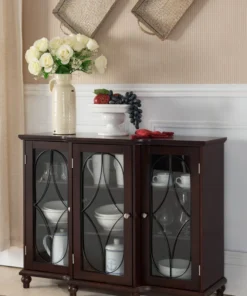 Pilaster Designs Boyce Wood Buffet, Cherry -Palace-shop 515140e8091b2713 3371 w800 h800 b0 p0