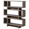 Monarch Contemporary Modern Laminate Bookshelf With Brown Finish I 3251