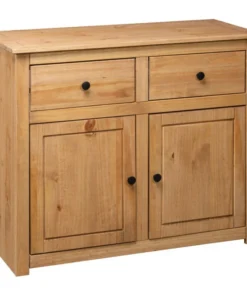 Vida XL International B.V. VidaXL Solid Wood Pine Sideboard Panama Range Storage Cabinet Chest Furniture -Palace-shop 53819143009b708f 7879 w800 h800 b1 p0