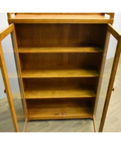 Crafters And Weavers Mission Solid Oak Bookcase Curio Cabinet, Michael's Cherry -Palace-shop 54b133c80c3d0580 6024 w800 h800 b0 p0