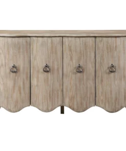 Coast To Coast Imports, LLC Four Door Media Credenza, Distressed Soft Brown -Palace-shop 55415ffc007e1e6f 6341 w800 h800 b1 p0 1 1