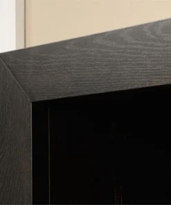 Sauder Dakota Pass Engineered Wood 5-Shelf Bookcase In Char Pine -Palace-shop 564198e60db0f9ac 4336 w800 h800 b0 p0