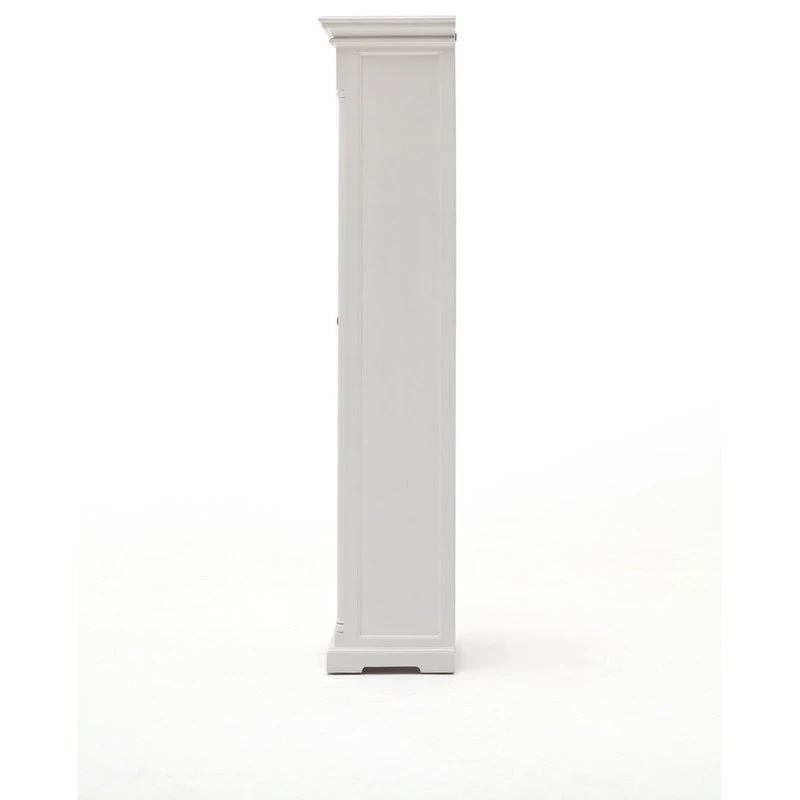NovaSolo Furniture NovaSolo Provence Curio Cabinet In Pure White 4 NovaSolo Furniture NovaSolo Provence Curio Cabinet In Pure White - Image 4