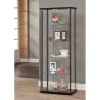 Coaster Home Furnishings Coaster Curio Cabinet, Black Finish 950170