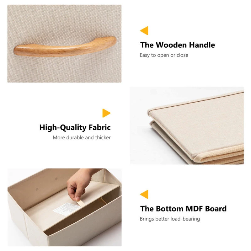 Duhome Elegant Lifestyle 8 Fabric Drawers Steel Frame Double Dresser, Mixed Color 7 Duhome Elegant Lifestyle 8 Fabric Drawers Steel Frame Double Dresser, Mixed Color - Image 7