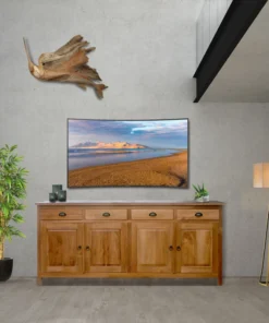 Chic Teak Inc. Waxed Teak Wood Paris Buffet / Media Center Handmade From A-grade Teak Wood -Palace-shop 5951db2c0054c8f7 9188 w800 h800 b0 p0