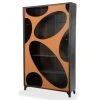 Michael Amini Aico 21 Cosmopolitan Curio Side Cabinet, Orange/Umber 9029505S-812