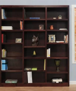 Concepts In Wood Traditional 84" Tall 18-Shelf Triple Wide Wood Bookcase In Cherry 9 Concepts In Wood Traditional 84" Tall 18-Shelf Triple Wide Wood Bookcase In Cherry -Palace-shop 5e81df1b0fe42b69 2103 w800 h800 b0 p0