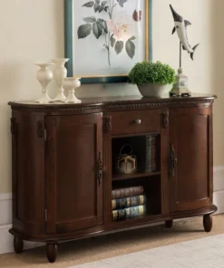 Pilaster Designs Wally Contemporary Sideboard Buffet Storage Console Table, Walnut Wood -Palace-shop 60b176600a998ae2 5821 w800 h800 b0 p0