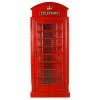 Design Toscano British Telephone Booth Display Cabinet Frt-Nr